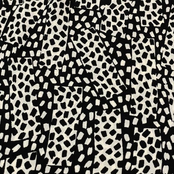 Who What Wear Domino Dot Sleeveless Top - Black/White - XXL - Picture 6 of 9